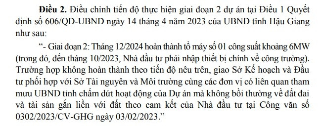 Hậu Giang ra 'tối hậu thư' cho dự án điện rác 1.300 tỷ đồng liên quan tới Shark Liên