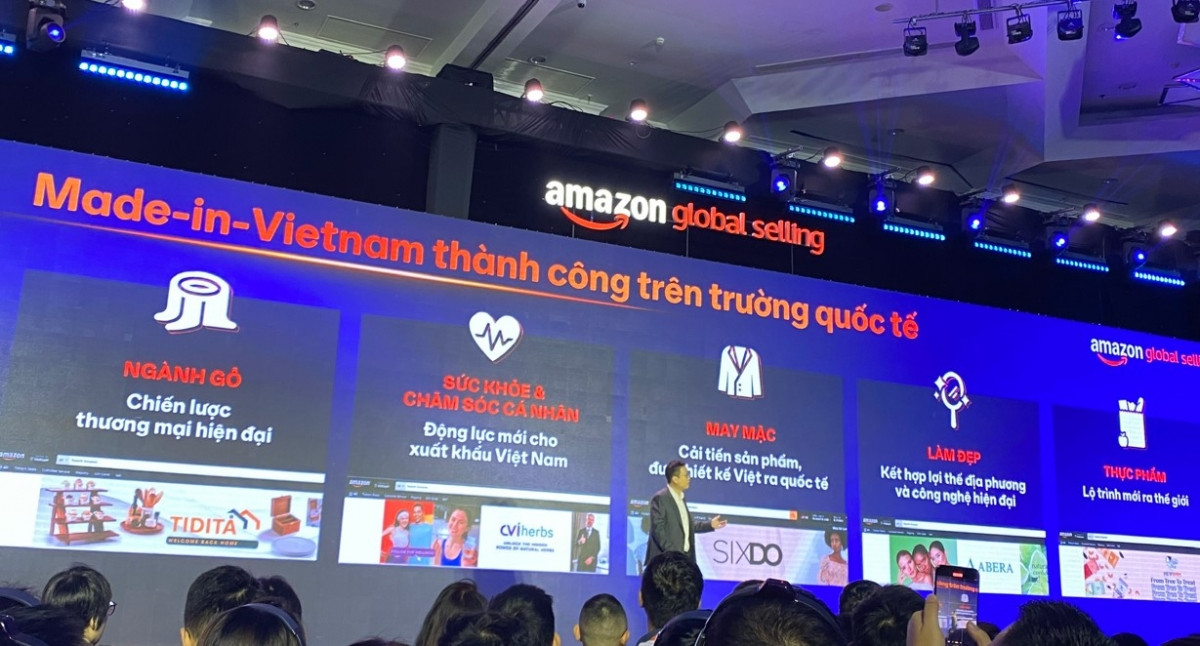 Lượng sản phẩm bán ra trên Amazon của các doanh nghiệp Việt Nam đã tăng 300%