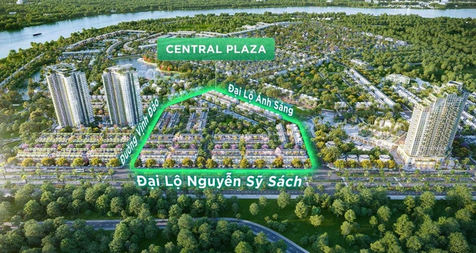 Vị trí của Central Plaza ở vị trí khá đắc địa. Ảnh minh họa