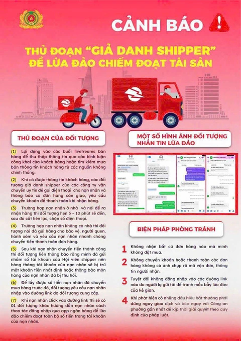 Một phụ nữ bị 'hack' 2 tài khoản ngân hàng vì tin lời kẻ giả danh shipper ảnh 1