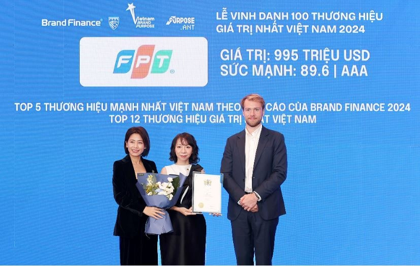 FPT chạm ngưỡng 1 tỷ USD, lọt top 5 thương hiệu mạnh nhất Việt Nam