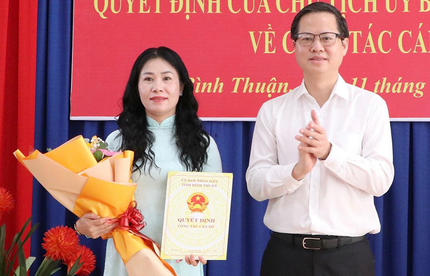 Bí thư huyện làm giám đốc sở Lao động Thương binh Xã hội Bình Thuận