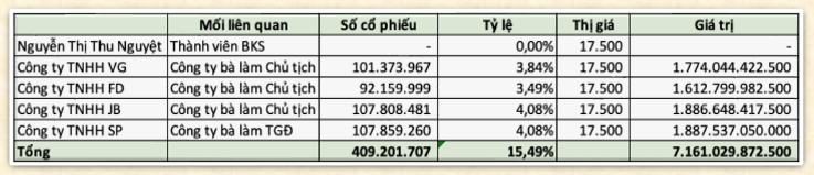 Bí ẩn người phụ nữ quyền lực đại diện cho 4 doanh nghiệp nắm giữ gần 15,5% vốn tại TPBank (TPB)