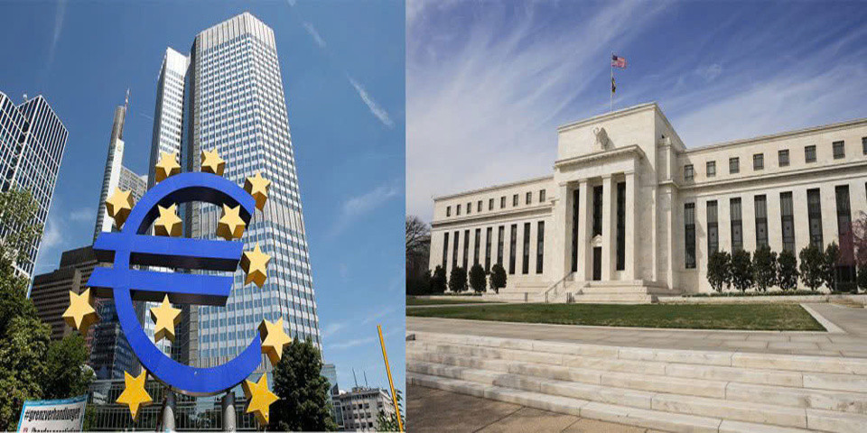 Trong năm nay, ECB đã tiến hành 2 đợt cắt giảm lãi suất lần lượt vào tháng 6 và tháng 9. Fed ngày 18/9 bắt đầu hạ lãi suất lần đầu tiên kể từ năm 2020. Ảnh: Financialtribune