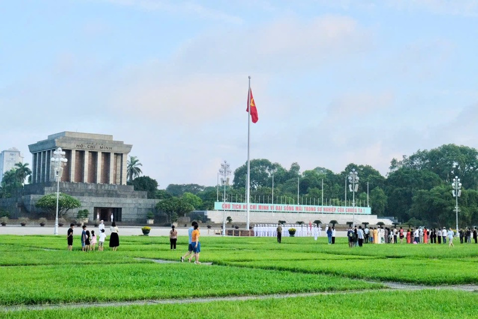 Lăng Chủ tịch Hồ Chí Minh. Ảnh: Thuỳ Dương