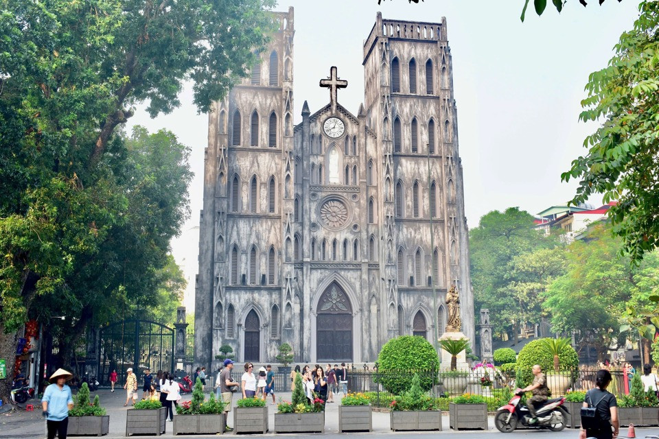 Nhà thờ lớn Hà Nội. Ảnh: Yến Giang