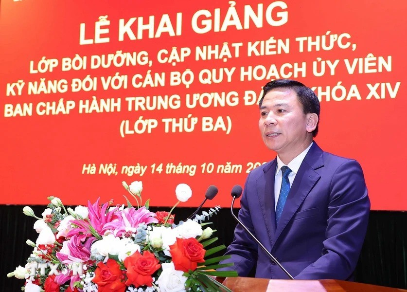 Tổng Bí thư, Chủ tịch nước dự khai giảng Lớp bồi dưỡng cán bộ quy hoạch Ủy viên BCH T.Ư Đảng khóa XIV ảnh 7