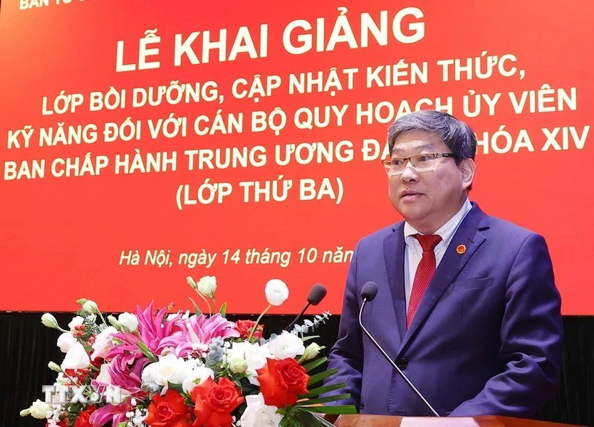 Tổng Bí thư, Chủ tịch nước dự khai giảng Lớp bồi dưỡng cán bộ quy hoạch Ủy viên BCH T.Ư Đảng khóa XIV ảnh 8