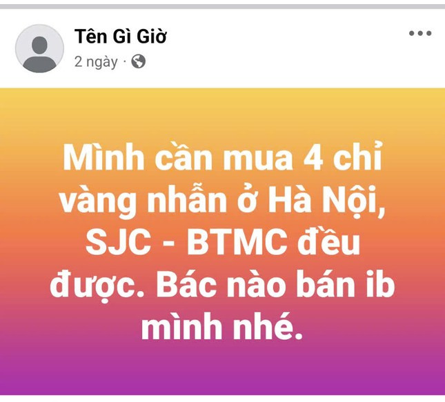 Lý do nhiều người kéo nhau lên ‘chợ mạng’ mua bán vàng ảnh 1