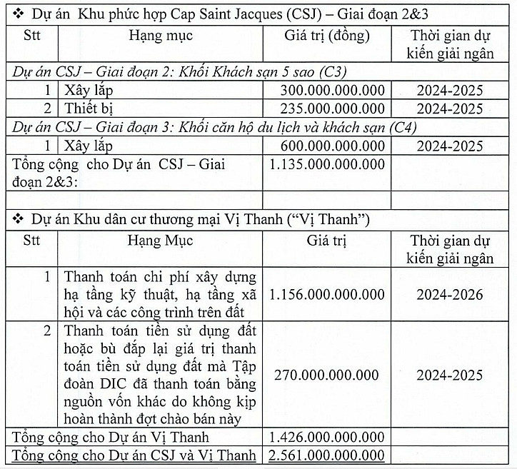 DIC Corp (DIG) chuẩn bị huy động thêm 3.000 tỷ đồng cho 2 dự án lớn