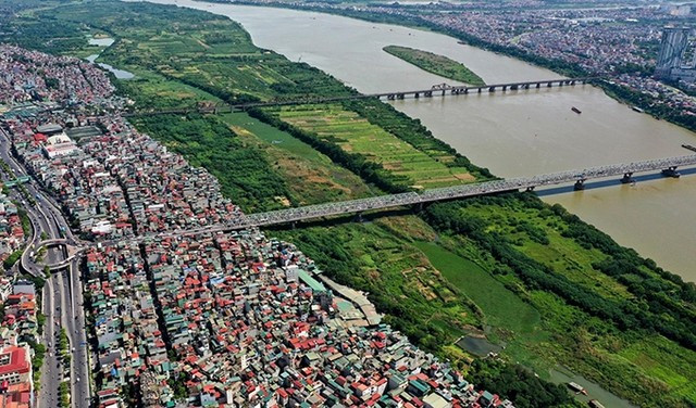 Hiện thực hóa quy hoạch hai bên bờ sông Hồng