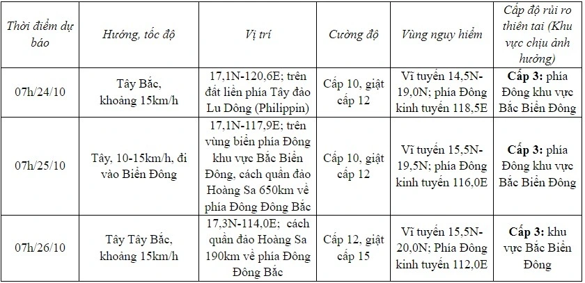 Người dân lưu ý: Bão Trà Mi giật cấp 11 hướng thẳng vào biển Đông - ảnh 2