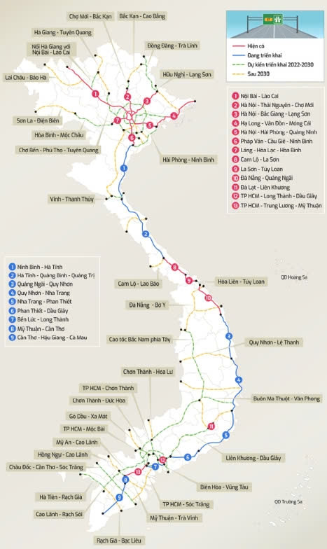 Tuyến cao tốc hiện đại và dài nhất Việt Nam trong tương lai, sở hữu một công nghệ giao thông đặc biệt