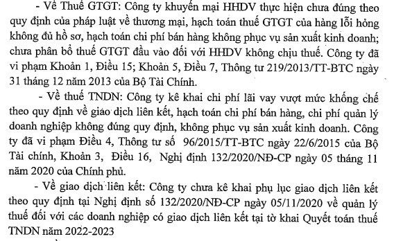 Công ty đứng sau chuỗi 170 cửa hàng Tokyo Life bị phạt và truy thu thuế hơn 7 tỷ đồng