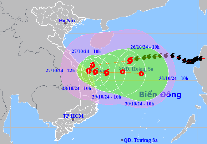 Vì sao bão Trà Mi gây mưa không kém YAGI? ảnh 1