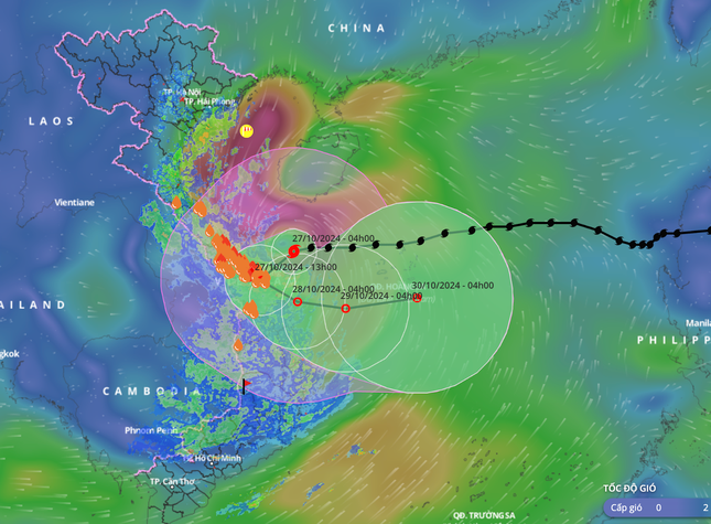 Bão đổ bộ sáng nay, miền Trung đỉnh điểm mưa lớn, gió mạnh ảnh 1