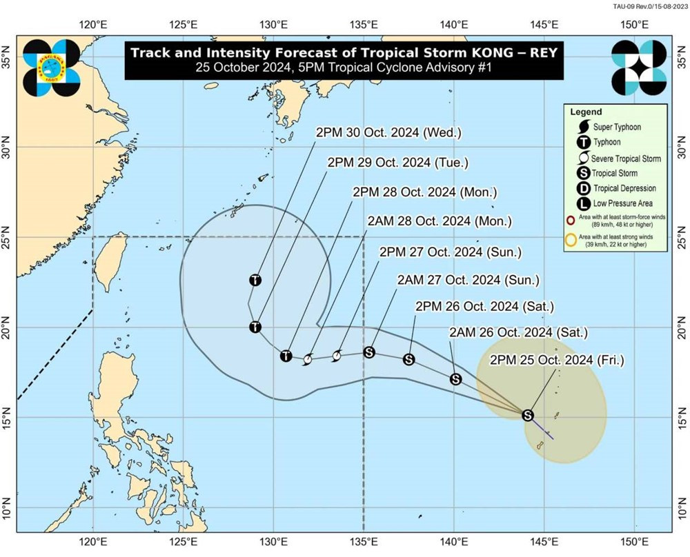 Bão số 6 vừa qua, ngoài khơi Philippines lại hình thành cơn bão mới - ảnh 3