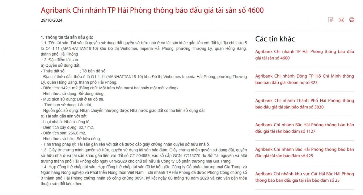 Ngân hàng giảm giá căn biệt thự tại khu đô thị Vinhomes Imperia Hải Phòng xuống còn 16 tỷ đồng