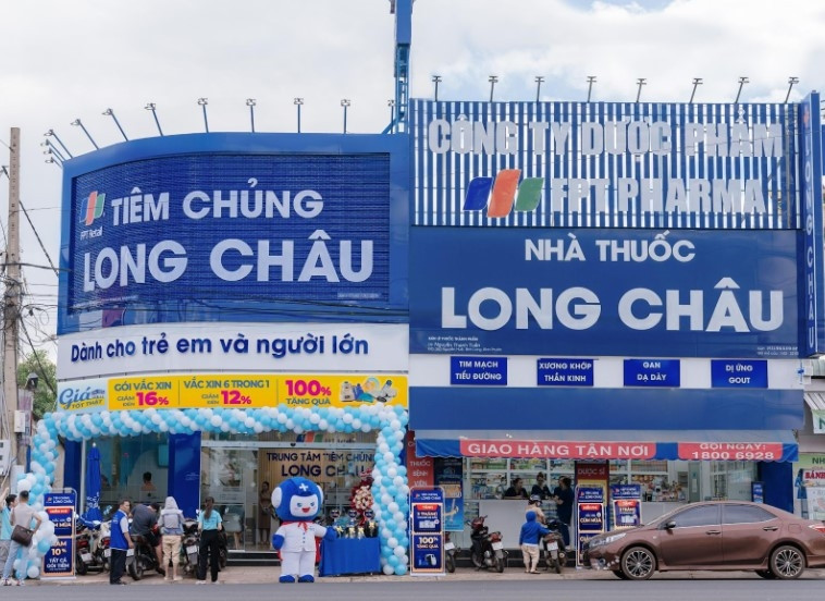 FPT Retail (FRT) đạt hơn 28.600 tỷ đồng doanh thu, chuỗi nhà thuốc Long Châu đóng góp 62%