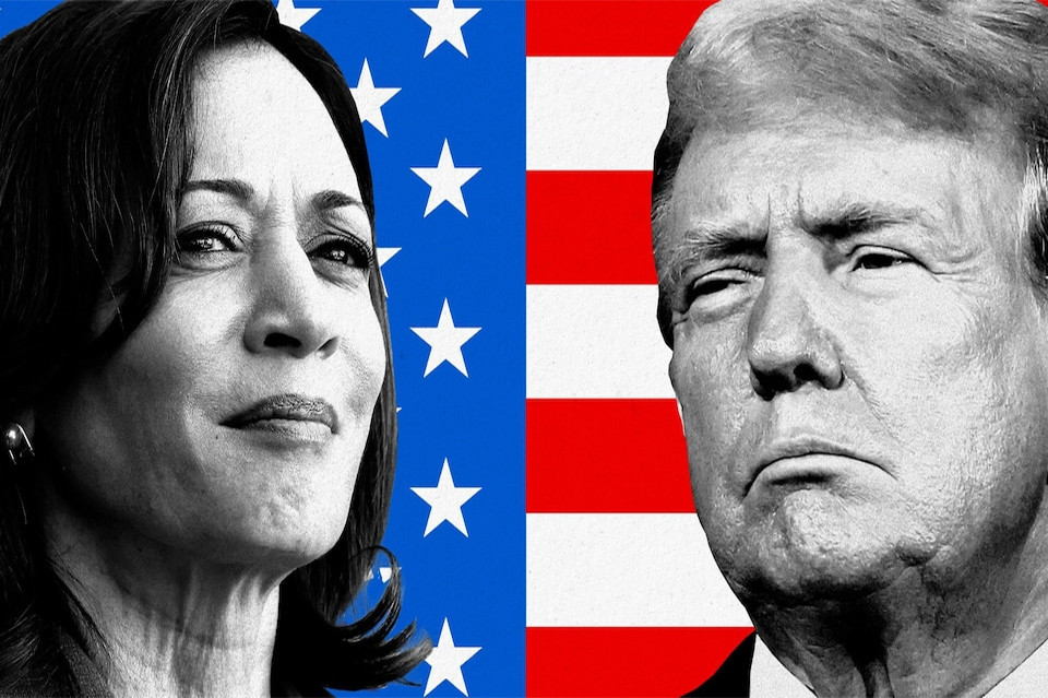 Donald trump vs Kamala Harris Telegraph.jpg