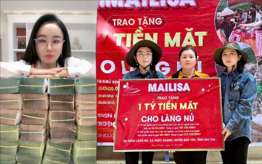 Vừa khởi công xây 40 căn nhà tình thương ở Cao Bằng, 'bà trùm thẩm mỹ' Mailisa tiếp tục đến vùng lũ Quảng Bình, hỗ trợ bà con 2 tỷ - ảnh 2