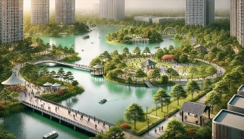 Năm 2026, quận rộng lớn nhất Thủ đô sẽ có công viên trăm tỷ gần 6ha