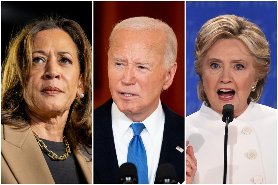 Tỷ lệ dẫn trước ông Trump của Phó Tổng thống Kamala Harris hiện thấp hơn so với những người tiền nhiệm đảng Dân chủ của bà, là ông Joe Biden và bà Hillary Clinton trong 2 cuộc bầu cử gần đây. Ảnh: Newsweek