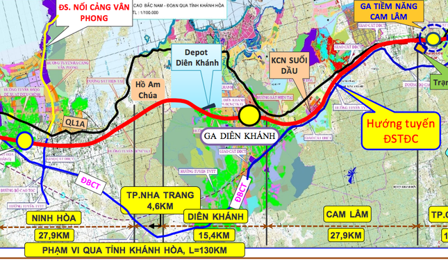 Đề xuất bổ sung thêm 2 ga đường sắt tốc độ cao Bắc - Nam đi qua Khánh Hòa ảnh 5