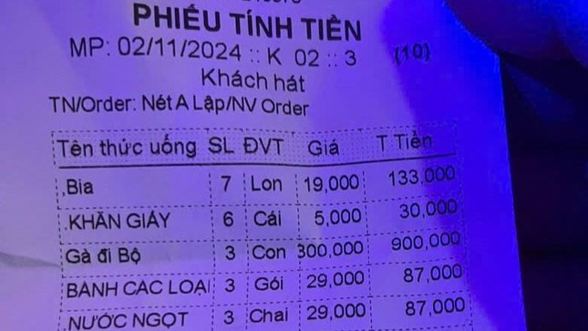 Phát hiện món lạ 'gà đi bộ' trong quán karaoke giá 300.000 đồng/con ảnh 2