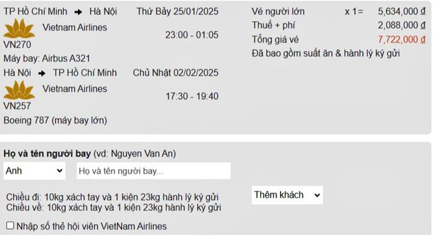 'Nóng' giá vé máy bay Tết, các hãng tăng tàu tăng chuyến sớm ảnh 1