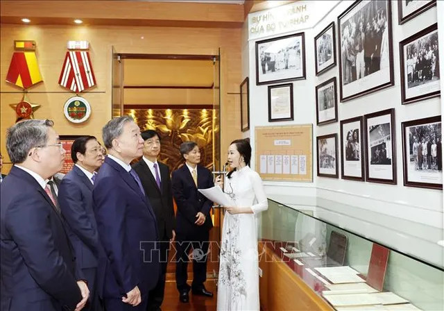 Tổng Bí thư Tô Lâm làm việc với Ban Cán sự Đảng Bộ Tư pháp - Ảnh 3.