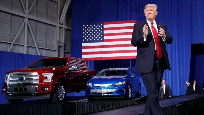 Donald Trump with car.webp