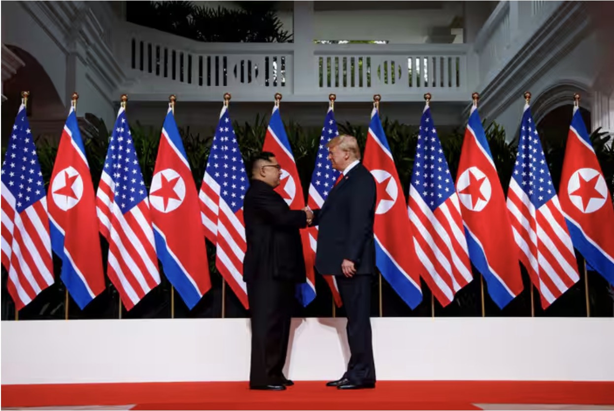 Trump JOng Un - ảnh aap