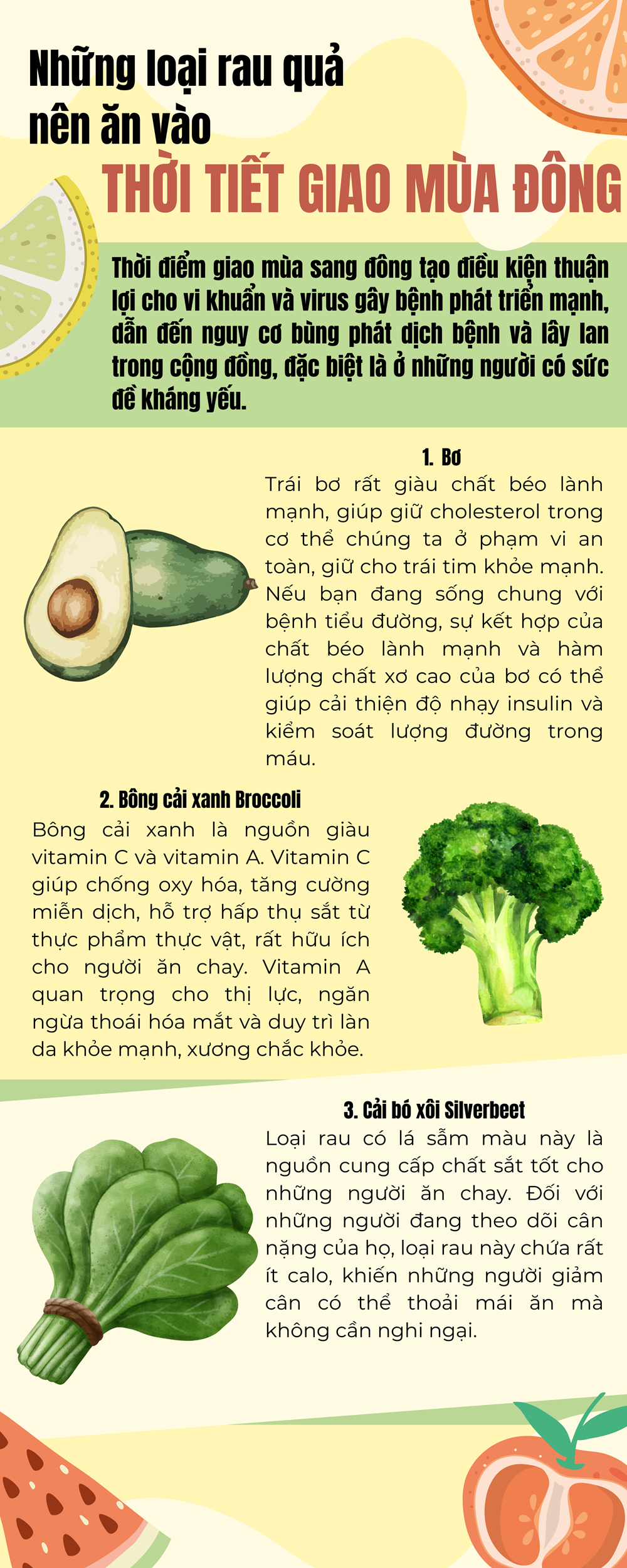 8 loại rau quả phải ăn vào thời điểm giao mùa đông để tăng cường sức đề kháng - ảnh 1