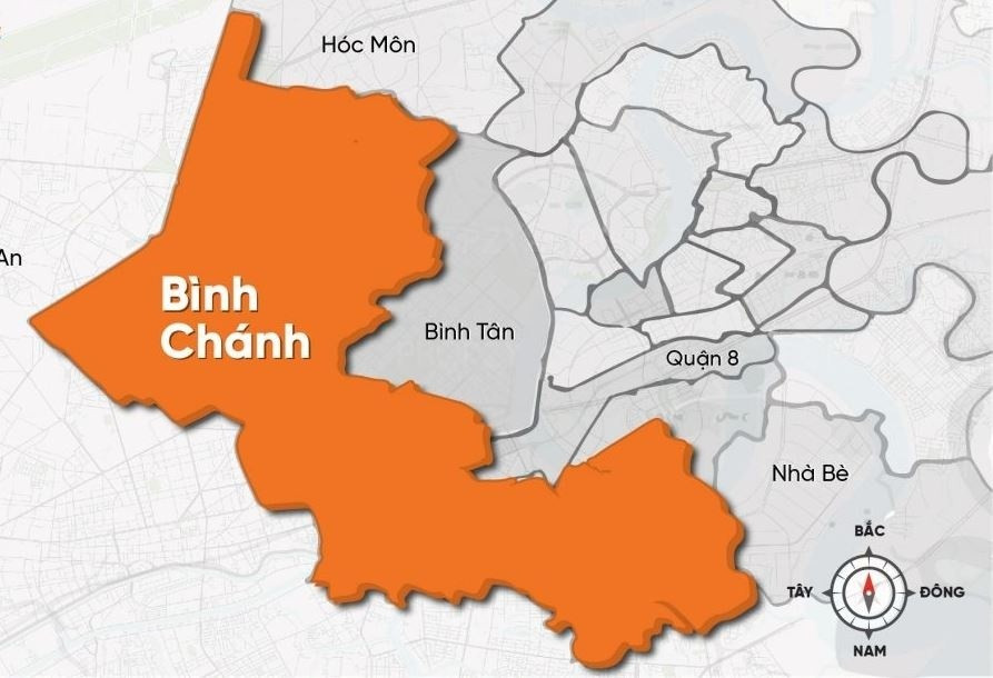 TP. HCM cân nhắc đề xuất sáp nhập 3 xã thuộc huyện đông dân nhất Việt Nam vào quận 8