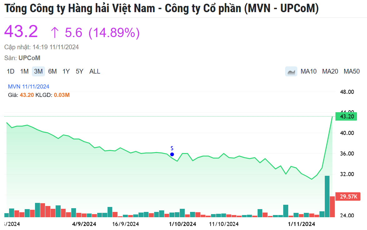 Cổ phiếu của 'ông lớn' vận tải Việt tăng trần sau cú bắt tay với đối tác từ Trung Quốc và Trung Đông