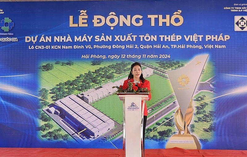 Cú hích mới cho ngành thép Việt Nam: Nhà máy sản lượng 350.000 tấn/năm chính thức được khởi công