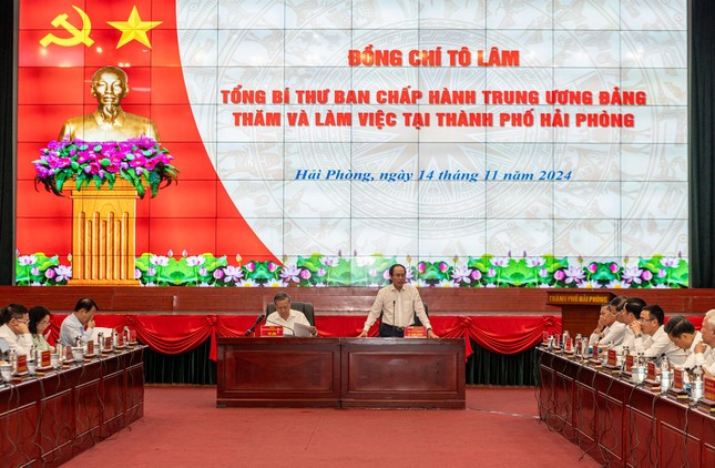 Tổng Bí thư Tô Lâm: Xây dựng Hải Phòng trở thành thành phố mẫu mực, đáng sống ảnh 2