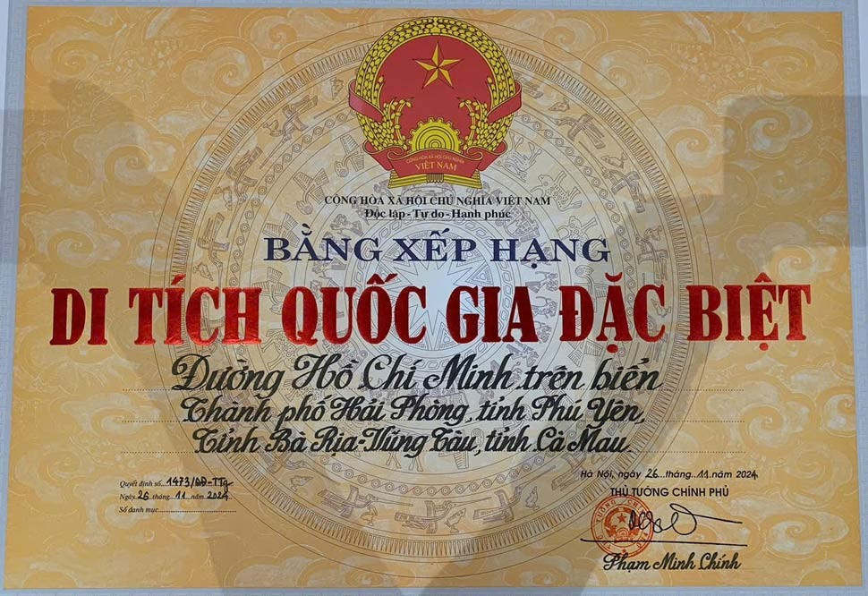 Tuyến đường vận tải quân sự huyền thoại của Việt Nam được xếp hạng Di tích Quốc gia đặc biệt - ảnh 1