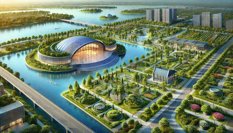 Bán đảo giữa lòng Thủ đô sẽ hình thành nhà hát Opera hiện đại quy mô 42.000m2