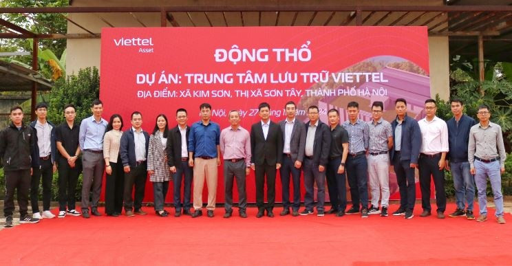 Viettel động thổ Trung tâm Lưu trữ 7.000m2 tại Sơn Tây, nơi bảo vệ toàn bộ tài liệu vĩnh viễn của Tập đoàn