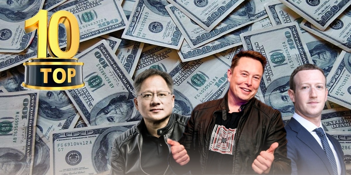 Từ Jensen Huang đến Elon Musk: Các tỷ phú giàu nhất năm 2024 bỏ túi thêm 585 tỷ USD