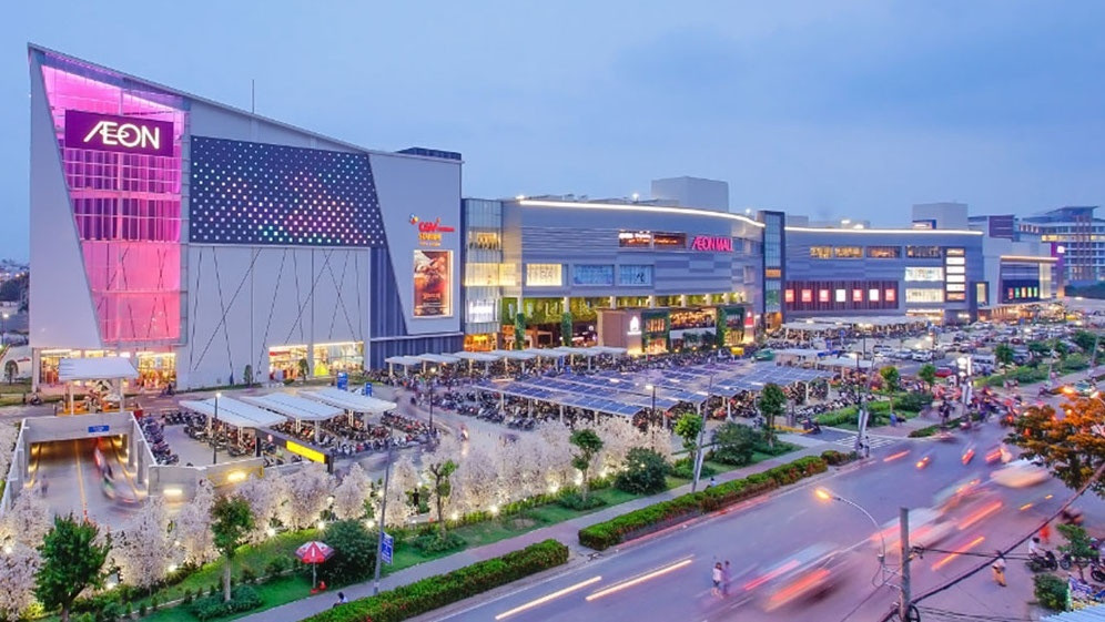 Cất nóc trung tâm thương mại Aeon Mall 1.000 tỷ đồng, đầu tiên tại Đồng bằng sông Cửu Long