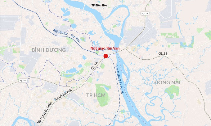 Nút giao phức tạp và lớn nhất Vành đai 3 TP. HCM hiện ra sao sau nửa năm thi công?