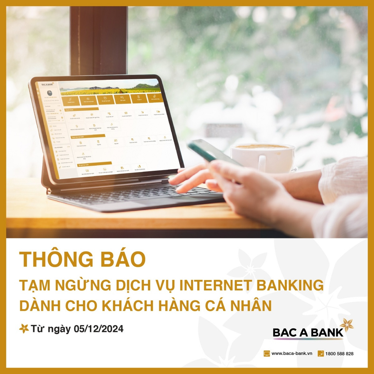 Thêm một ngân hàng tạm ngừng dịch vụ Internet Banking dành cho khách hàng cá nhân