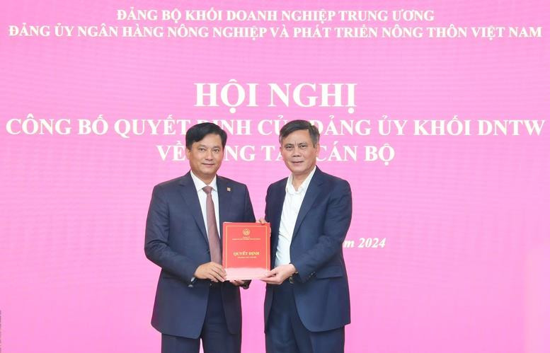 Tổng Giám đốc Phạm Toàn Vượng được giao phụ trách Đảng bộ Agribank