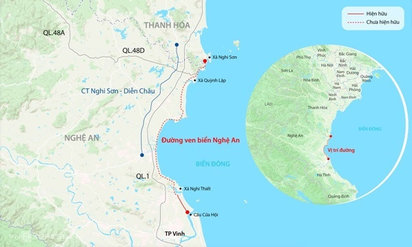 Tuyến đường ven biển gần 65km với 8 cây cầu tại tỉnh rộng nhất Việt Nam vượt tiến độ ngoạn mục