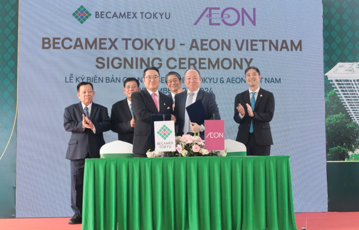 Becamex IDC (BCM) ‘bắt tay’ Aeon Việt Nam triển khai dự án 2.600m2 tại Bình Dương