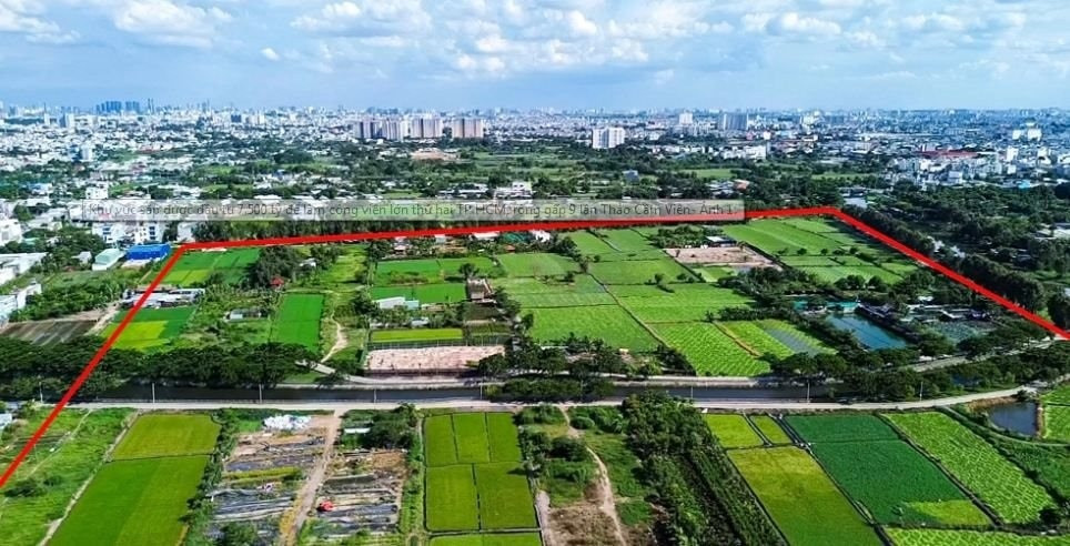 'Treo' 25 năm, dự án siêu công viên rộng gấp 9 Thảo Cầm Viên biến thành ruộng rau, đồng hoa Tết