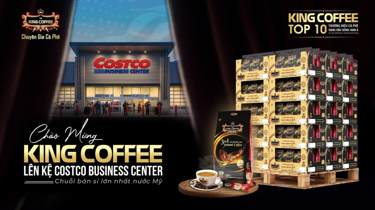 Thâm nhập chuỗi bán sỉ lớn nhất của Costco, bà Lê Hoàng Diệp Thảo muốn đưa King Coffee 'lên kệ' nhiều siêu thị quốc tế